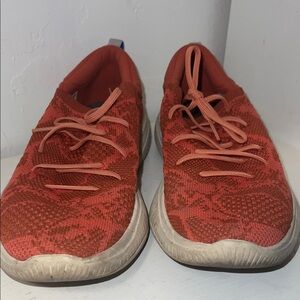 Red Patterned Sneakers